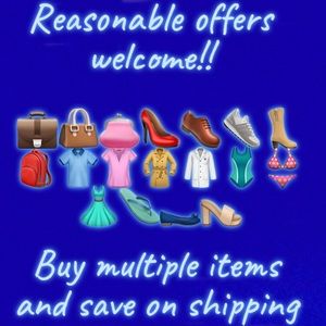 Reasonable offers welcome!!